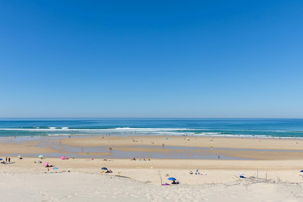 rip current at low tide